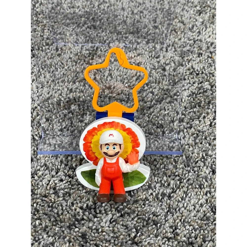 Keychain McDonald's Unisex Red Excellent Super Mario Movie Fire Mario OS